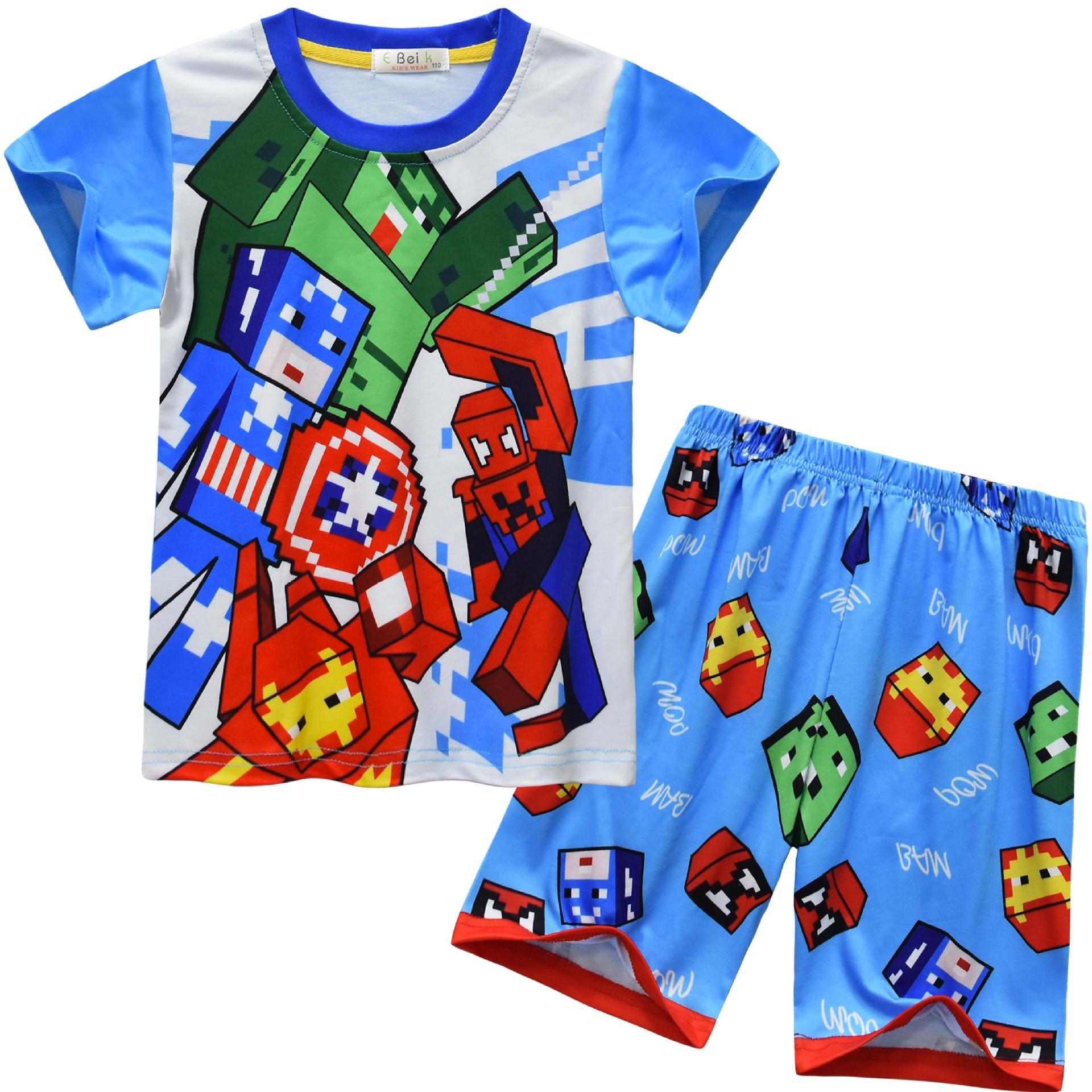 Short Sleeves, Cartoon Digital Printing, Middle-Aged And Older Children S Daily Loungewear, Short Sleeves + Shorts Set 92258 110
Short Sleeves, Cartoon Digital Printing, Middle-Aged And Older Children S Daily Loungewear, Short Sleeves + Shorts Set 92258 110