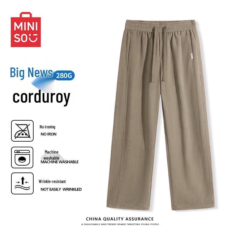 MINISO Men s Corduroy Straight-Leg Leisure Pants XL
MINISO Men s Corduroy Straight-Leg Leisure Pants XL