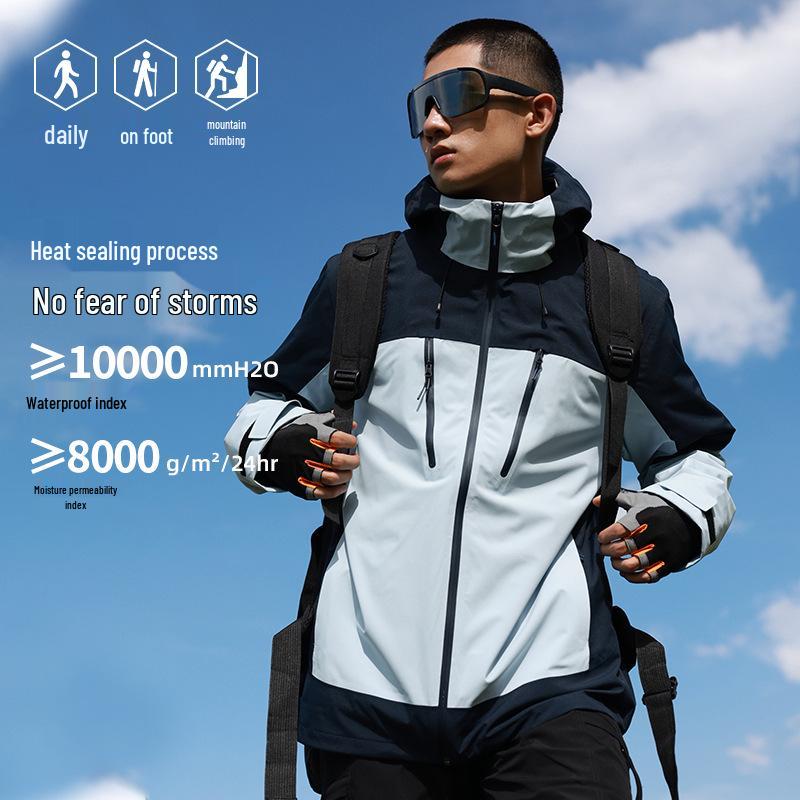 Unisex Outdoor Windbreaker: Three-in-One Waterproof and Windproof Warm Hiking and Camping Suit XXXL
Unisex Outdoor Windbreaker: Three-in-One Waterproof and Windproof Warm Hiking and Camping Suit XXXL