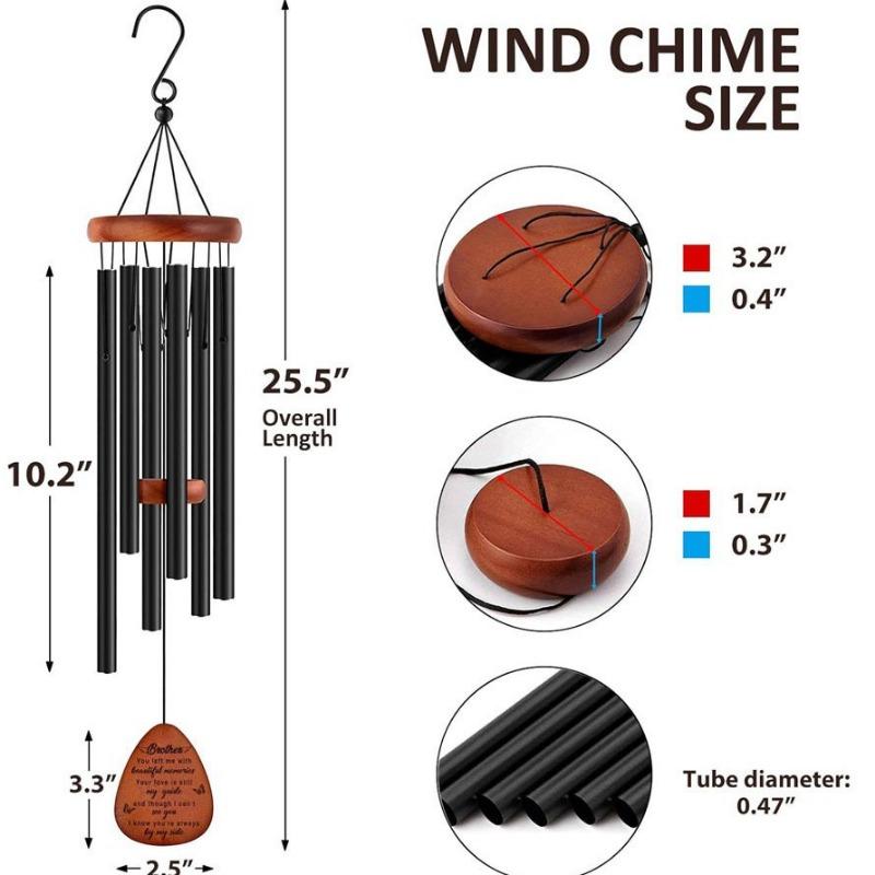 1PC New Music Wind Chimes Classic Metal Wind Chimes Aluminum Tube Commemorative Wind Chimes Home Outdoor Holiday Gift Decoration
1PC New Music Wind Chimes Classic Metal Wind Chimes Aluminum Tube Commemorative Wind Chimes Home Outdoor Holiday Gift Decoration