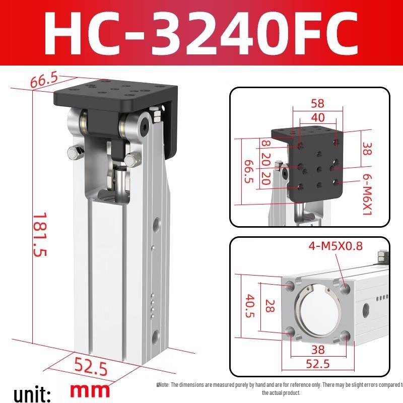 Aokewen HC-3240TH Manipulator Rotary Side Posture Cylinder Rack
Aokewen HC-3240TH Manipulator Rotary Side Posture Cylinder Rack
