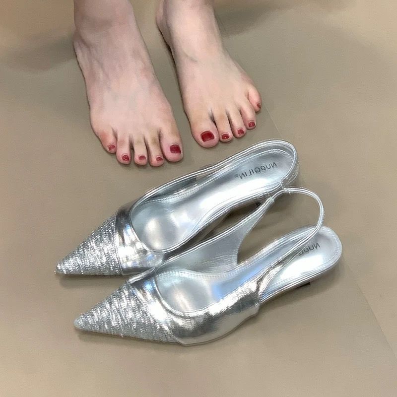 French bag head sandals women s spring and summer new fairy style gentle temperament with skirt single shoes thin heel pointed high heels 40
French bag head sandals women s spring and summer new fairy style gentle temperament with skirt single shoes thin heel pointed high heels 40