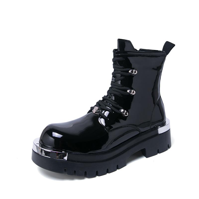 Ботинки Мартин большого размера мужские внешнеторговые осенне-зимние новые туфли с высоким верхом мужские с большой головой на платформе кожаные мужские европейские и американские 46 чёрный
Ботинки Мартин большого размера мужские внешнеторговые осенне-зимние новые туфли с высоким верхом мужские с большой головой на платформе кожаные мужские европейские и американские 46 чёрный