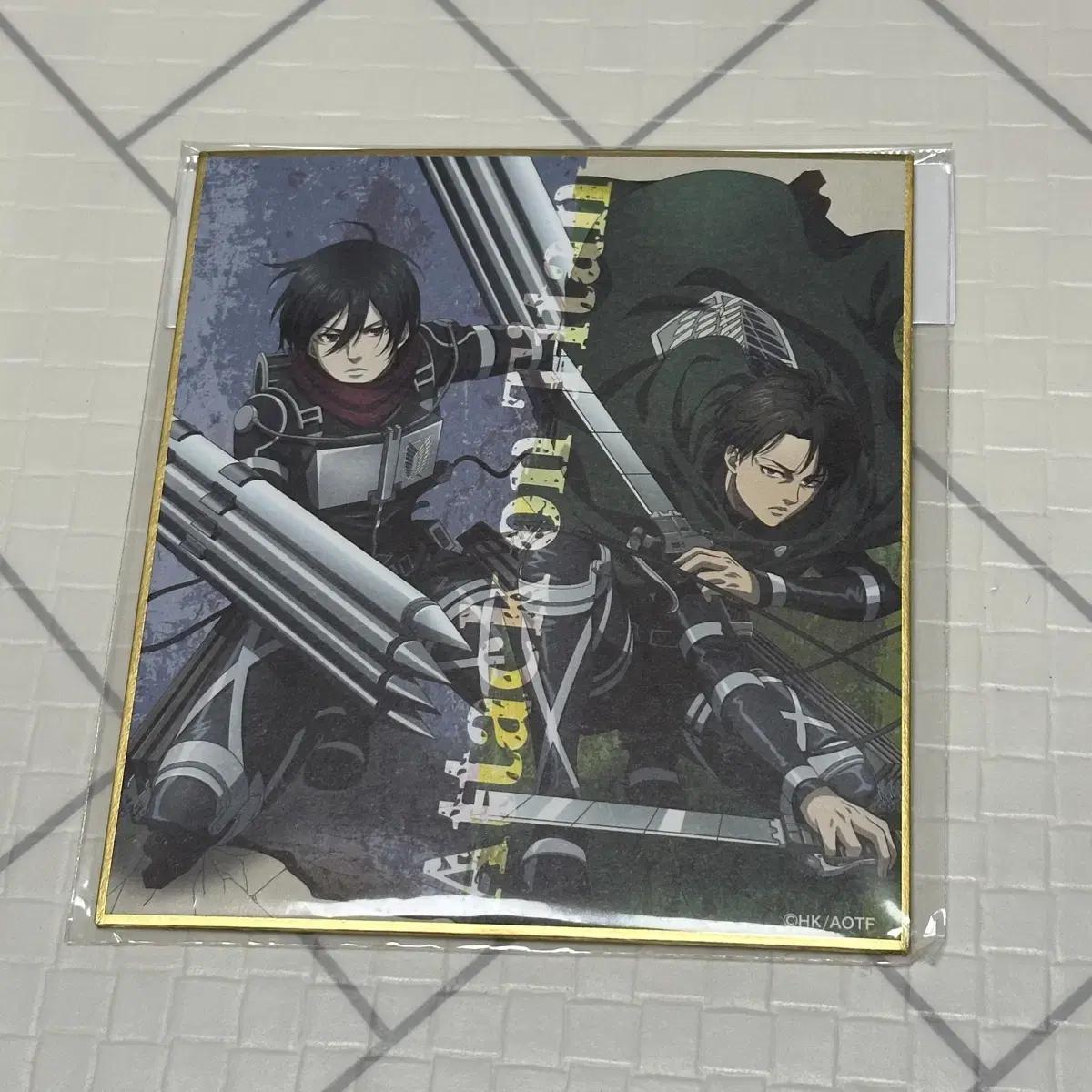 Attack On Titan Levi Mikasa Ackerman Color Paper
Attack On Titan Levi Mikasa Ackerman Color Paper