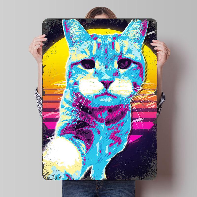 Retro Cat Art Metal Poster Customized Wall Art Retro Vintage Tinplate Signs for Decoration Bedroom Decorations Wand Deko Decor 7.9x11.8In(20x30cm)
Retro Cat Art Metal Poster Customized Wall Art Retro Vintage Tinplate Signs for Decoration Bedroom Decorations Wand Deko Decor 7.9x11.8In(20x30cm)