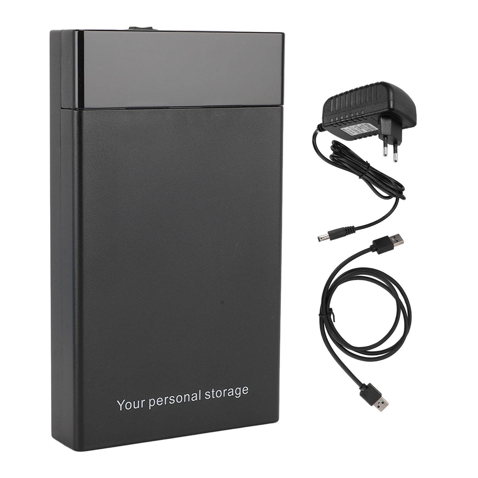 Hard Drive Enclosure 16TB 5Gbps USB3.0 Plug and Play External Hard Drive Enclosure for 2.5 3.5 Inch EU Plug
Hard Drive Enclosure 16TB 5Gbps USB3.0 Plug and Play External Hard Drive Enclosure for 2.5 3.5 Inch EU Plug