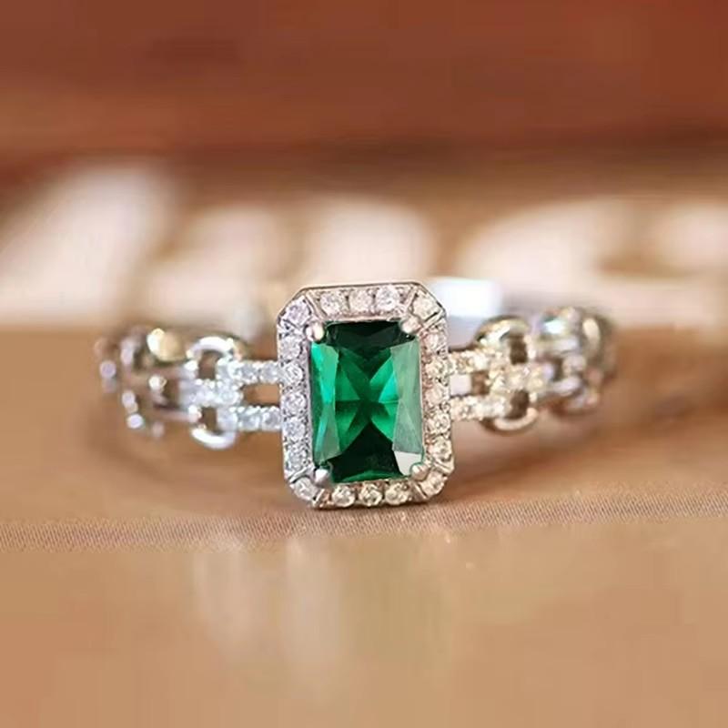 Huitan Gorgeous Shiny Rings with Green Cubic Zircon for Women Charming Creative Finger Accessories Chic Eternal Wedding Zircon 6
Huitan Gorgeous Shiny Rings with Green Cubic Zircon for Women Charming Creative Finger Accessories Chic Eternal Wedding Zircon 6