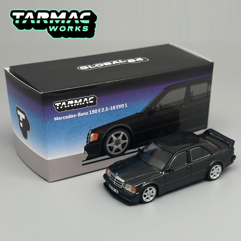 TW 1:64 Tarmac Works Mercedes-Benz 190E 2.5-16 EVO 1 Black metallic model car
TW 1:64 Tarmac Works Mercedes-Benz 190E 2.5-16 EVO 1 Black metallic model car