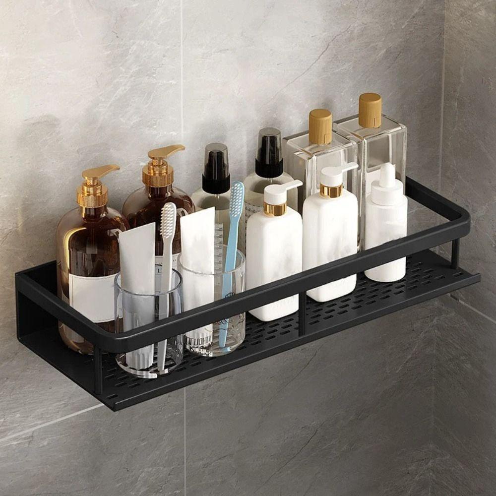 Black Bathroom Shelves 30-50CM Shampoo Storage Rack Modern Toilet Rack for Kitchen 30CM
Black Bathroom Shelves 30-50CM Shampoo Storage Rack Modern Toilet Rack for Kitchen 30CM