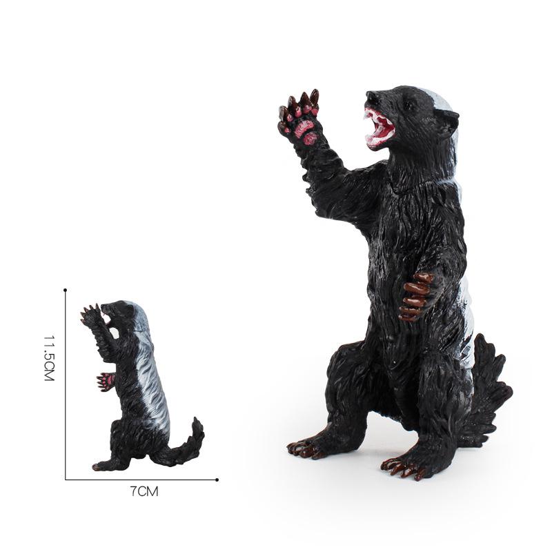 Ratel Badger Honey Figure Wild Animal Model Toy Mellivora Capensis Kid Gift Standing
Ratel Badger Honey Figure Wild Animal Model Toy Mellivora Capensis Kid Gift Standing