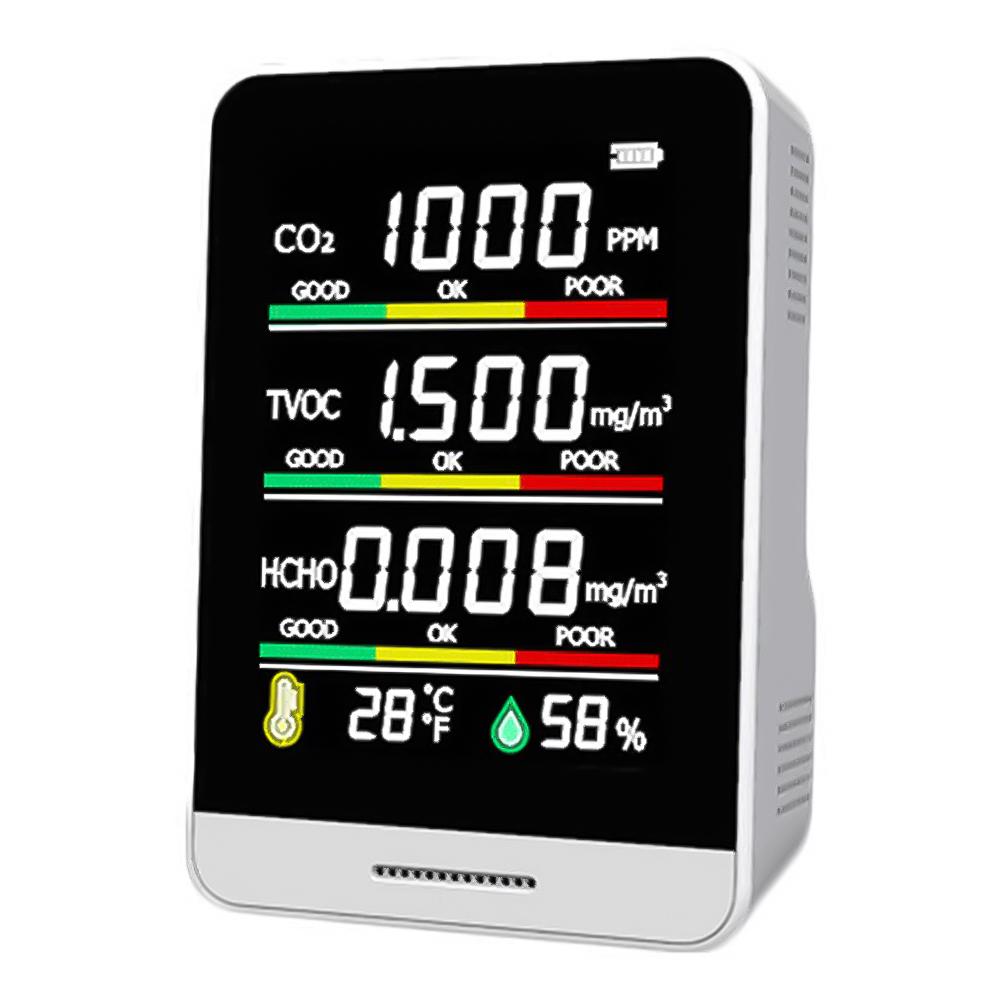 5 In1 Цифровой монитор качества воздуха HCHO Детектор USB Перезаряжаемый Многофункциональный
5 In1 Цифровой монитор качества воздуха HCHO Детектор USB Перезаряжаемый Многофункциональный