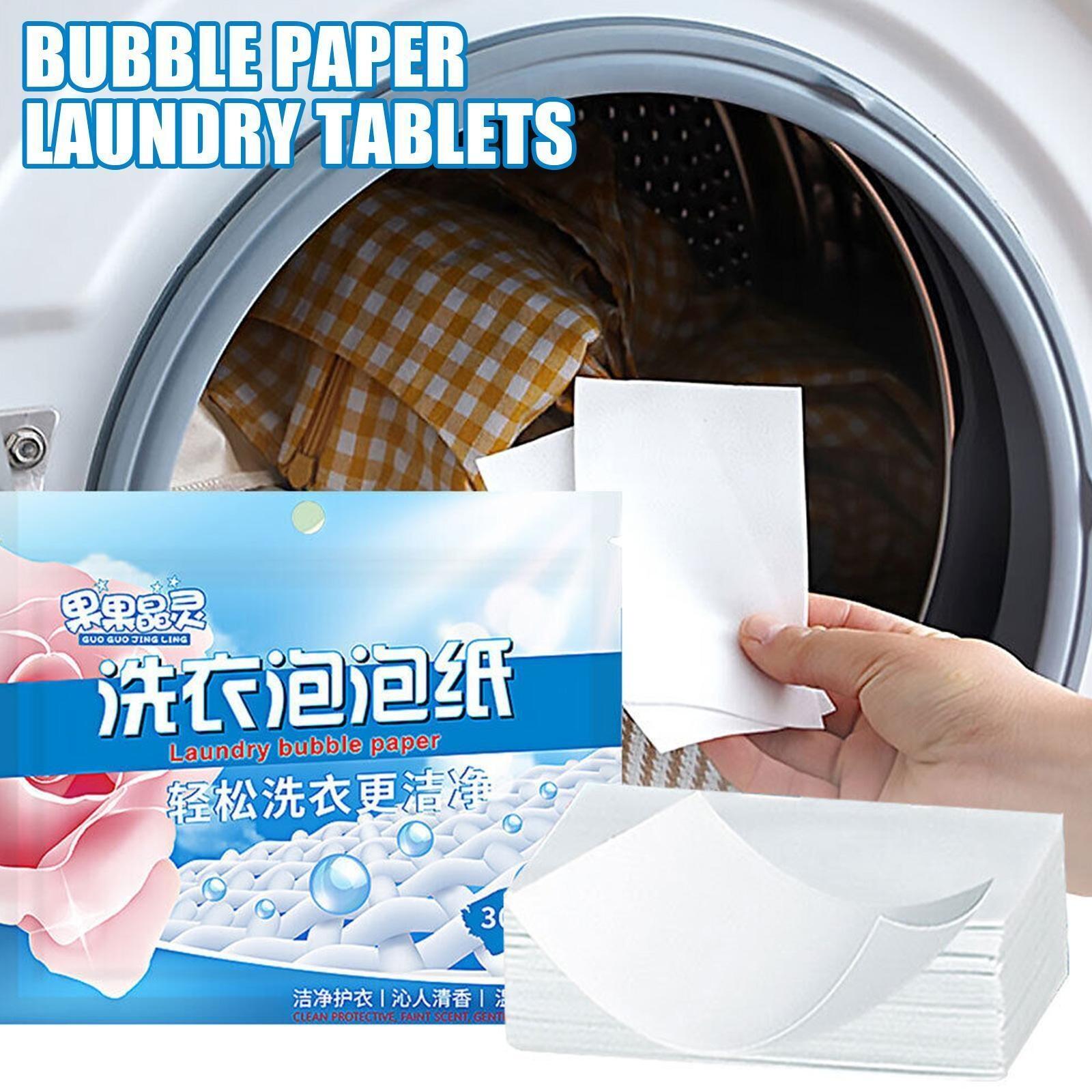 30/60Pcs Detergent Sheets Easy Dissolve Laundry Tablet Underwear Clothing Laundry Soap Detergent for Washing Machines
30/60Pcs Detergent Sheets Easy Dissolve Laundry Tablet Underwear Clothing Laundry Soap Detergent for Washing Machines