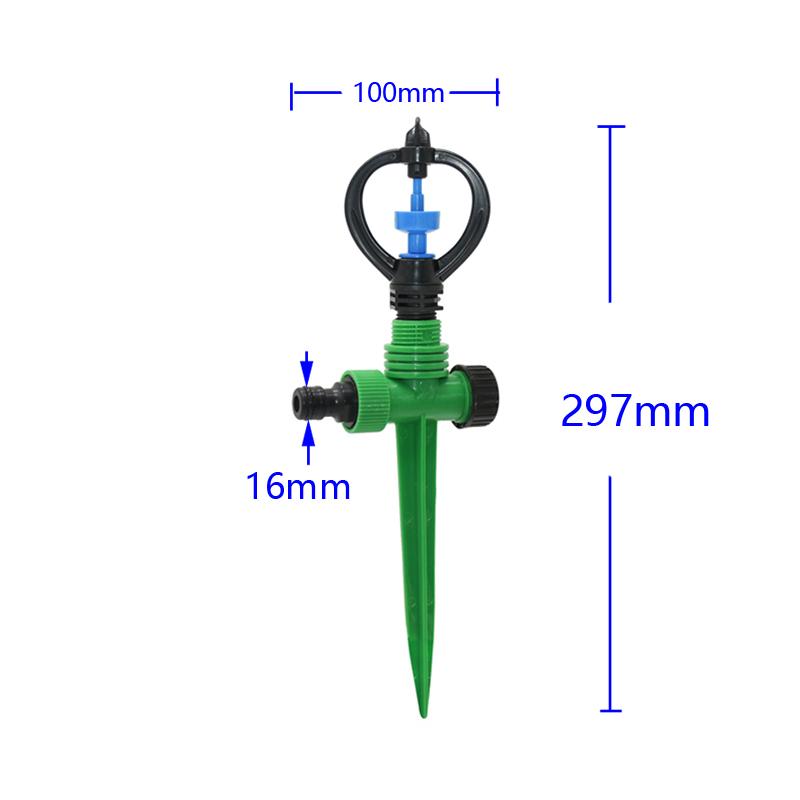 360 Degrees Irrigation Sprinklers With Support Spike Farm Lawn Irrigation Sprinkler Gardening Water Watering 1PC
360 Degrees Irrigation Sprinklers With Support Spike Farm Lawn Irrigation Sprinkler Gardening Water Watering 1PC