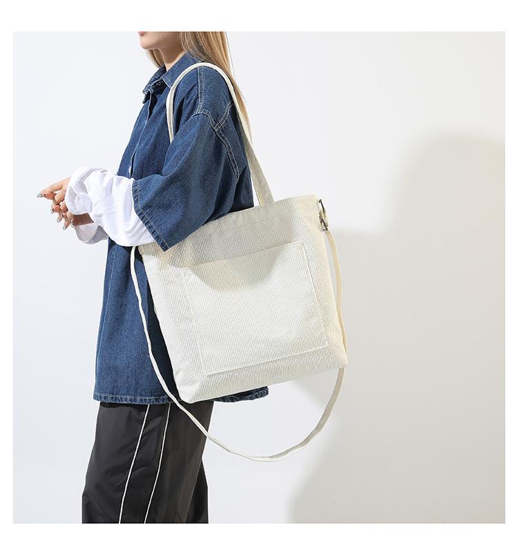 Large Capacity Durable Casual Corduroy Nautical Tote Bag Female Reusable Folding Style Outdoor Travel Shopping Shoulder Bags
Large Capacity Durable Casual Corduroy Nautical Tote Bag Female Reusable Folding Style Outdoor Travel Shopping Shoulder Bags