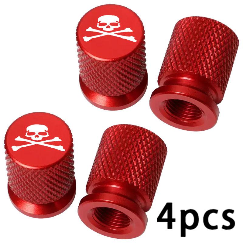 4pcs Metal Skull Logo Emblem Car Wheel Tire Valve Caps Tyre Stem Covers Airdust Waterproof For Cars Automobiles Trucks Motobikes
4pcs Metal Skull Logo Emblem Car Wheel Tire Valve Caps Tyre Stem Covers Airdust Waterproof For Cars Automobiles Trucks Motobikes
