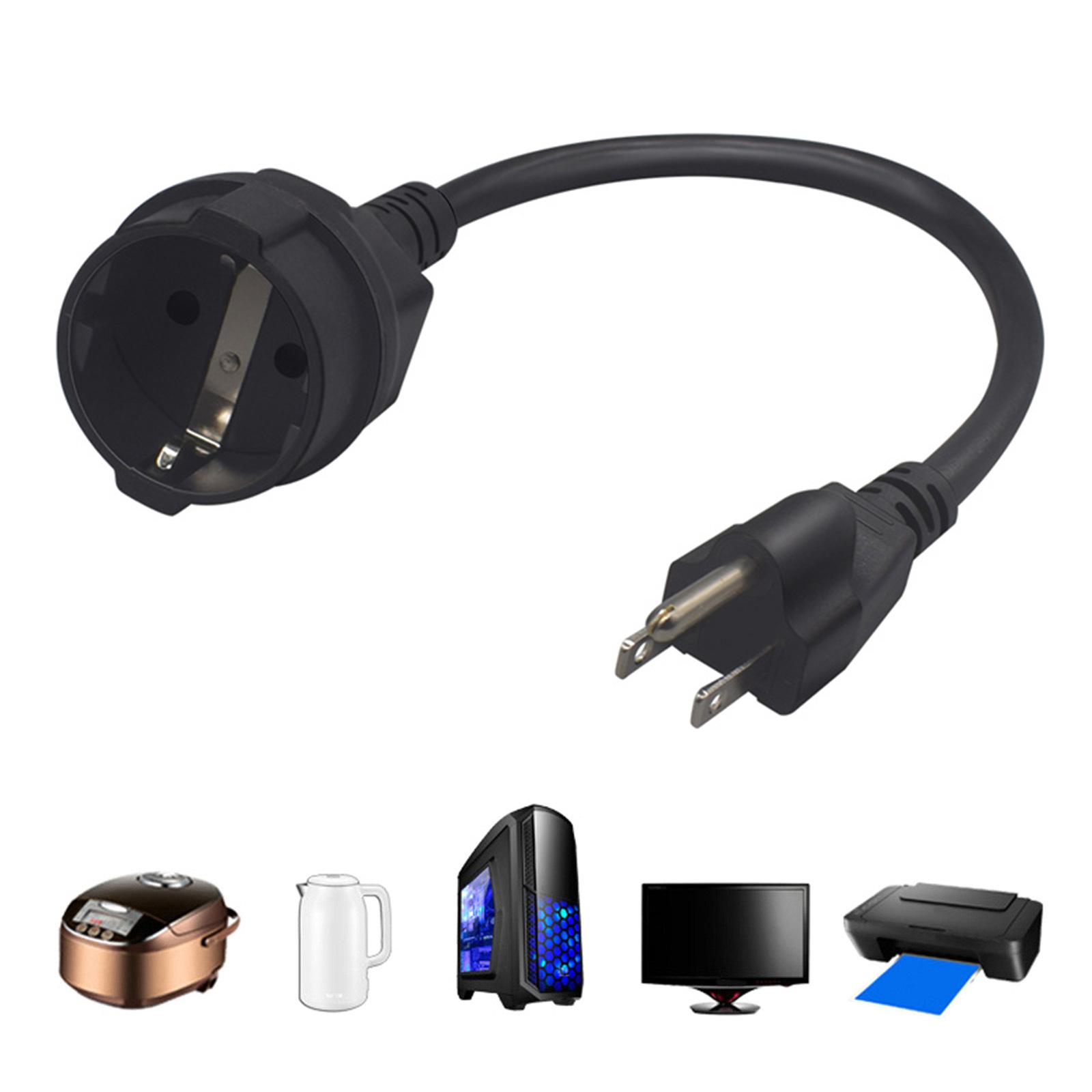 Шнур адаптера питания, США, 3 шт., выходной кабель EU 4,8 мм, переходной кабель NEMA 5-15P на EU4,8 мм, 2 отверстия, переходная проводная линия 
Шнур адаптера питания, США, 3 шт., выходной кабель EU 4,8 мм, переходной кабель NEMA 5-15P на EU4,8 мм, 2 отверстия, переходная проводная линия