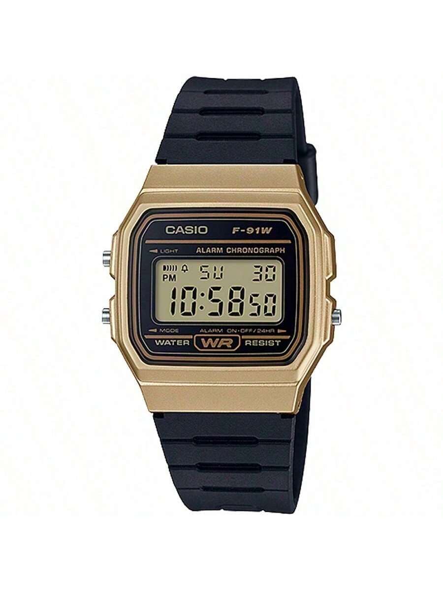 Часы Casio Серии YOUTHSTANDARD, с классическим винтажным водонепроницаемым кварцевым механизмом, ремешком, японско-корейские мужские часы, циферблат F-91WM-9A. чёрный
Часы Casio Серии YOUTHSTANDARD, с классическим винтажным водонепроницаемым кварцевым механизмом, ремешком, японско-корейские мужские часы, циферблат F-91WM-9A. чёрный