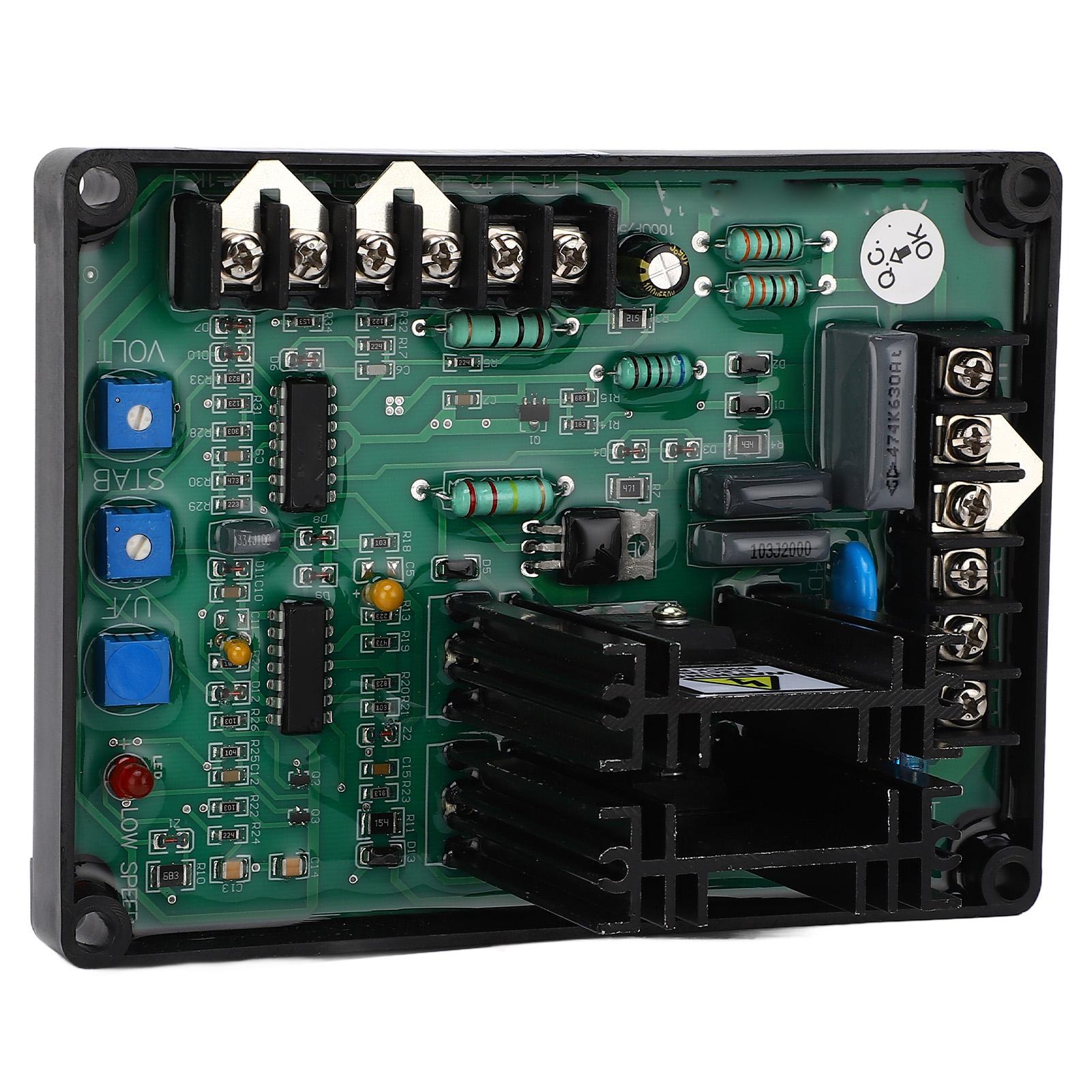 Generator Automatic Voltage Regulator with Patch Blue Potentiometer Car Fuse Genset AVR Module 180‑2
Generator Automatic Voltage Regulator with Patch Blue Potentiometer Car Fuse Genset AVR Module 180‑2