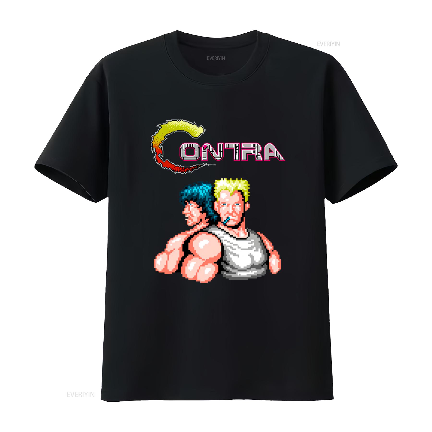 Contra NES Famicom Game Screen T Shirt 8 Bit Retro Design 100 Cotton Available in S 5XL vintage Washed fashion graphic 4XL
Contra NES Famicom Game Screen T Shirt 8 Bit Retro Design 100 Cotton Available in S 5XL vintage Washed fashion graphic 4XL