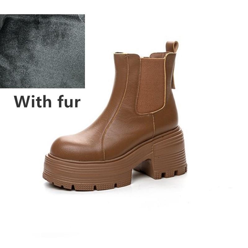 Модные женские ботильоны AIYUQI из натуральной кожи, каблук 9 см, высокие ботинки, женские ботинки на платформе и высоком каблуке в британском стиле, женские ботильоны челси 40
Модные женские ботильоны AIYUQI из натуральной кожи, каблук 9 см, высокие ботинки, женские ботинки на платформе и высоком каблуке в британском стиле, женские ботильоны челси 40