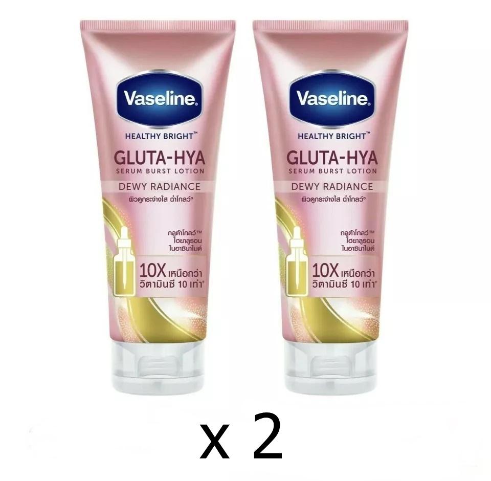 2 x Vaseline Healthy Bright Gluta-Hya Serum Dewy Radiance Body Lotion 300 мл 2 x 300ml рожевий
2 x Vaseline Healthy Bright Gluta-Hya Serum Dewy Radiance Body Lotion 300 мл 2 x 300ml рожевий