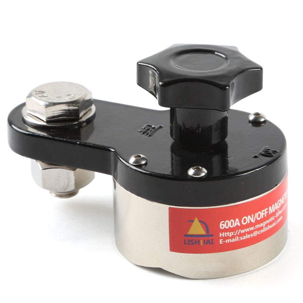 LISHUAI Magnetic Welding Ground Clamp Rare Earth Switching Magnet Welding Holder 600A On/Off чорний
LISHUAI Magnetic Welding Ground Clamp Rare Earth Switching Magnet Welding Holder 600A On/Off чорний