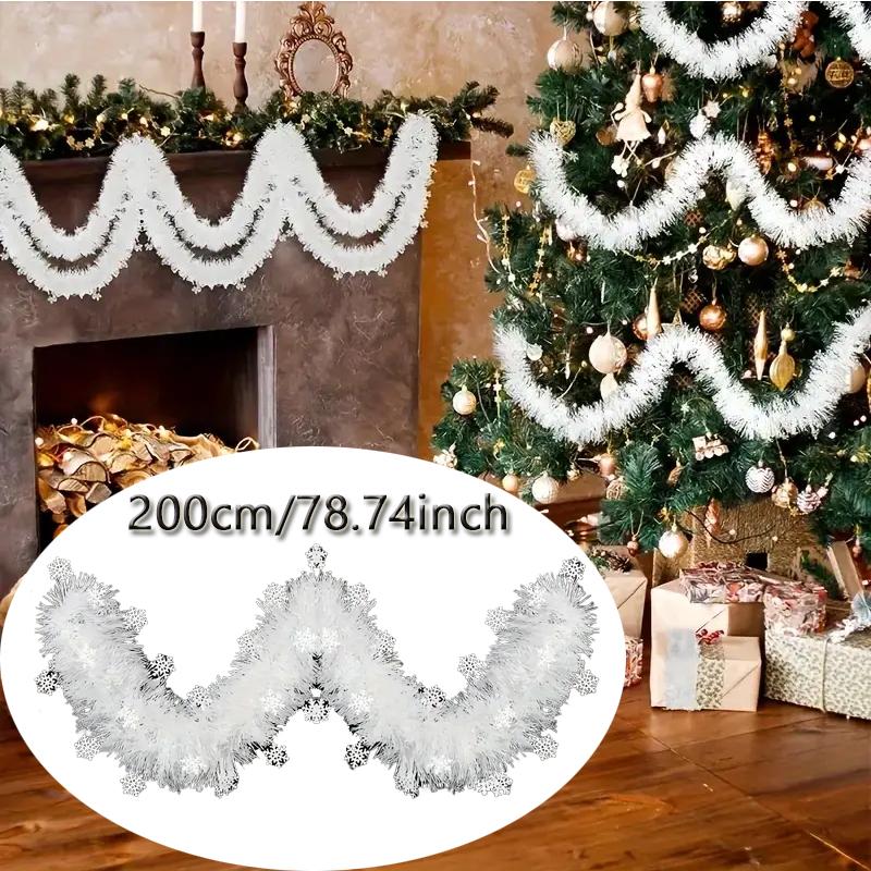 1Pc 2M Christmas White Cane Ribbons With Snowflakes DIY Garland Xmas Tree Ornaments White Wreath Hanging Pendent Home Decoration
1Pc 2M Christmas White Cane Ribbons With Snowflakes DIY Garland Xmas Tree Ornaments White Wreath Hanging Pendent Home Decoration