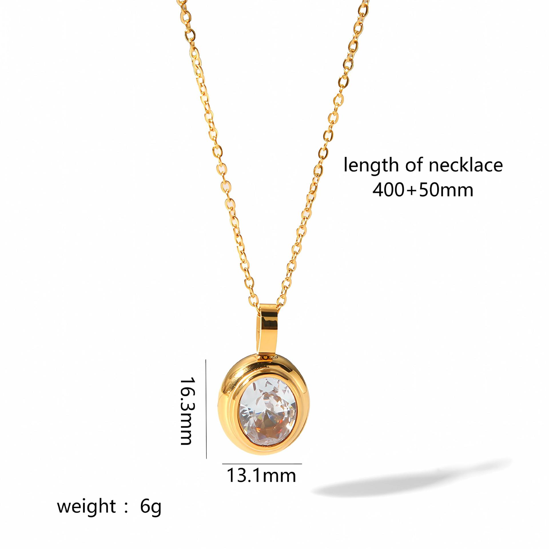 Легкое роскошное овальное ожерелье с цирконием, серьги, комплект из 18-каратного золота, подвеска из нержавеющей стали, персонализированное украшение высокого класса
Легкое роскошное овальное ожерелье с цирконием, серьги, комплект из 18-каратного золота, подвеска из нержавеющей стали, персонализированное украшение высокого класса