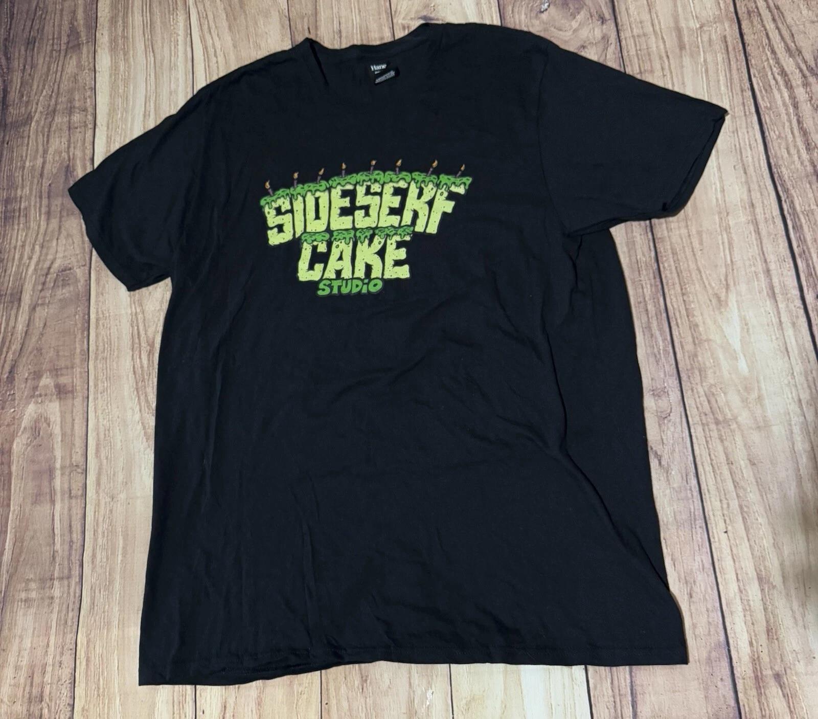 Sideserf Cake Studio YouTube Promo Influencer Shirt Size XL Black Rare 3XL
Sideserf Cake Studio YouTube Promo Influencer Shirt Size XL Black Rare 3XL