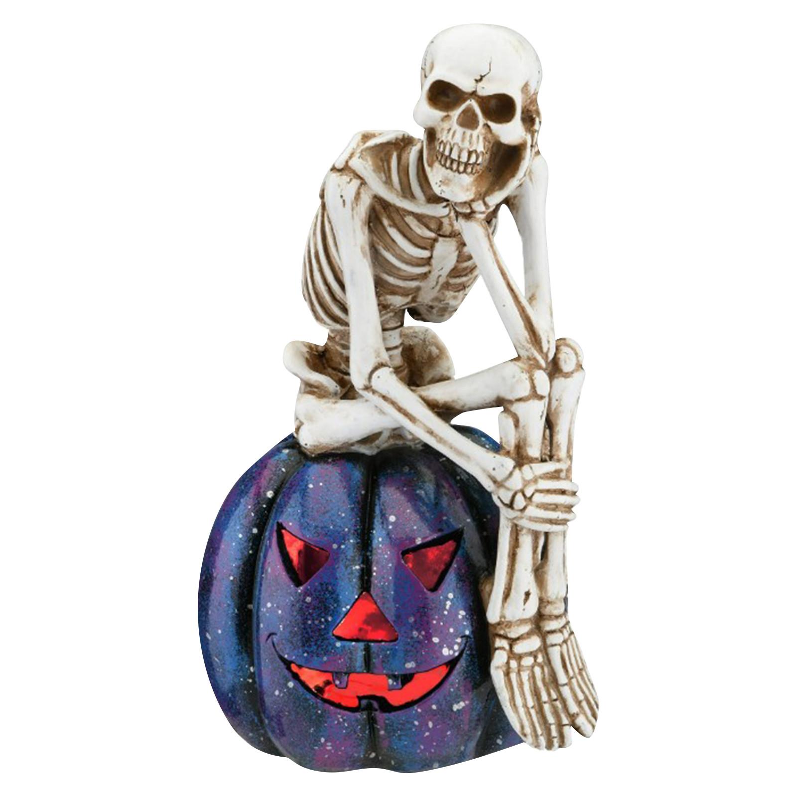 Tree Pre-Lit Halloween Decoration, Skeleton,Purple Pumpkin, 1 Multicolor LED Light, Battery Operated, 11 Inch One Size
Tree Pre-Lit Halloween Decoration, Skeleton,Purple Pumpkin, 1 Multicolor LED Light, Battery Operated, 11 Inch One Size