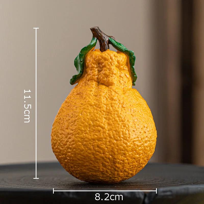 Creative Simulation Tangerine High-temperature Discoloration Statue Modern Crafts Desk Decoration Ornaments Orange Sculpture General style
Creative Simulation Tangerine High-temperature Discoloration Statue Modern Crafts Desk Decoration Ornaments Orange Sculpture General style