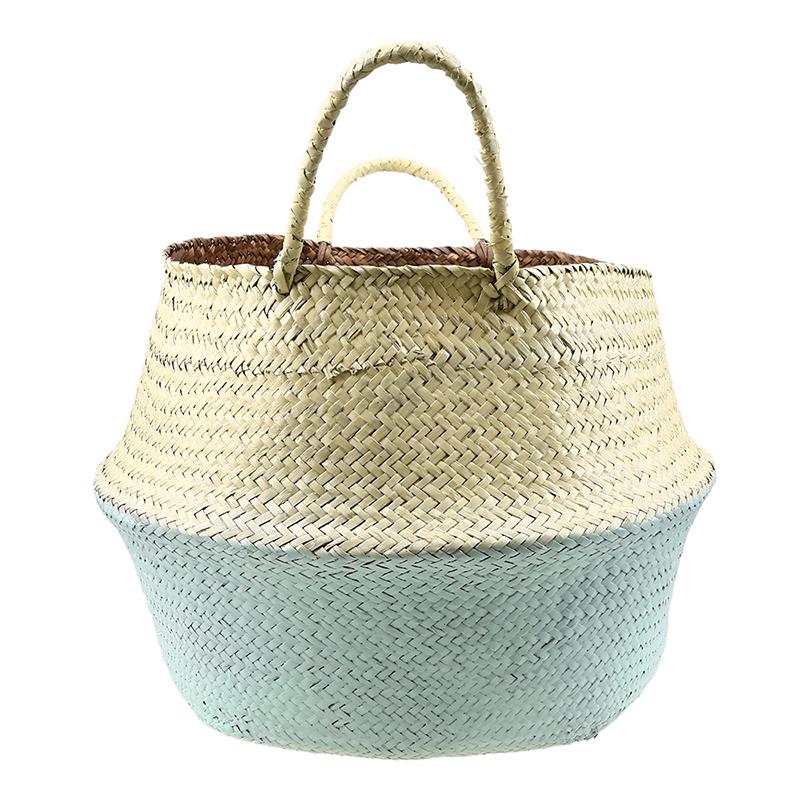 Натуральная корзина для хранения из морской травы, складная плетеная ротанговая корзина, кашпо для искусственных цветов, горшки для рассады, декор для дома и сада
Натуральная корзина для хранения из морской травы, складная плетеная ротанговая корзина, кашпо для искусственных цветов, горшки для рассады, декор для дома и сада