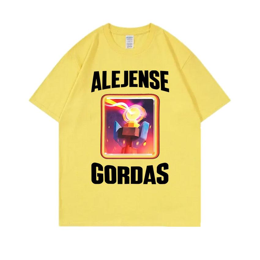 Alejense Gordas Meme T-shirt Men Women Kawaii Joke Humor Gift for Him and Her Cute Memes T-shirts Oversized Pure Cotton T Shirt XL
Alejense Gordas Meme T-shirt Men Women Kawaii Joke Humor Gift for Him and Her Cute Memes T-shirts Oversized Pure Cotton T Shirt XL