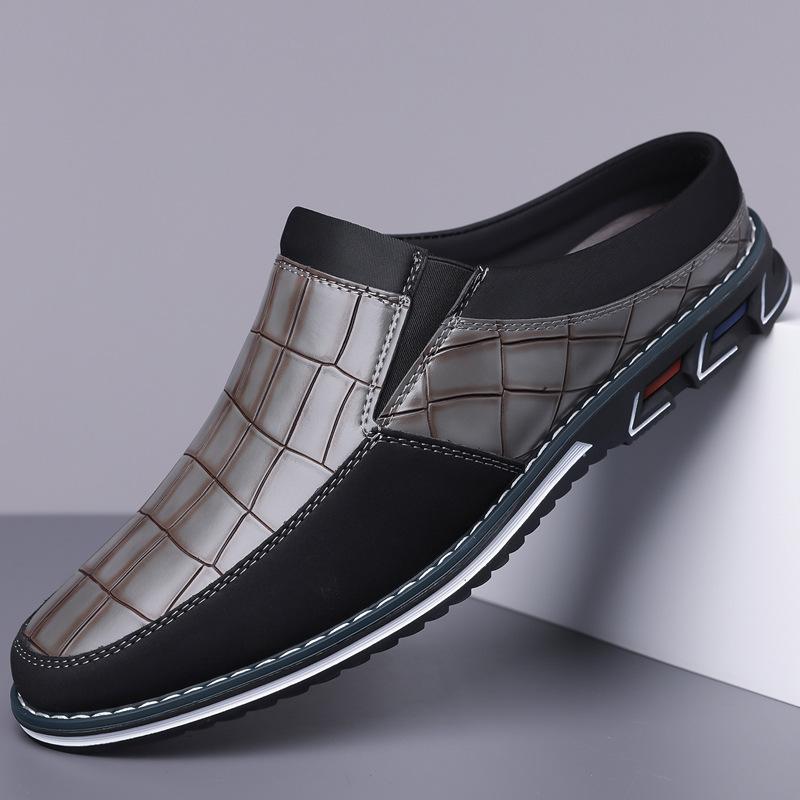 38-50 Big Size Heelless Lightweight Comfortable Leather Shoes for Men Spring Summer Casual Lazy Half Slippers Shoes Man 38
38-50 Big Size Heelless Lightweight Comfortable Leather Shoes for Men Spring Summer Casual Lazy Half Slippers Shoes Man 38