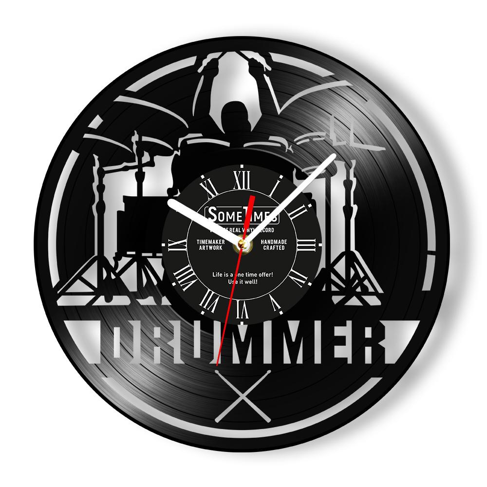 Personalized Drum Lover Name Sign Vinyl Record Wall Clock For Music Room Man Cave Custom Drummer Retro Music Album Wall Watch
Personalized Drum Lover Name Sign Vinyl Record Wall Clock For Music Room Man Cave Custom Drummer Retro Music Album Wall Watch