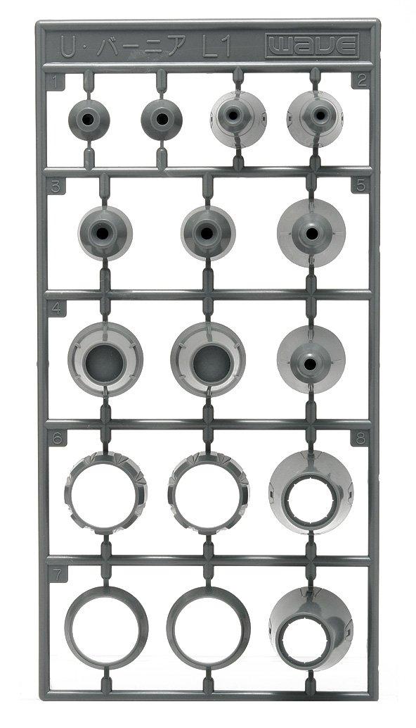 Wave Option System Series L1 Plastic Model Parts OP176 U-Vernier
Wave Option System Series L1 Plastic Model Parts OP176 U-Vernier