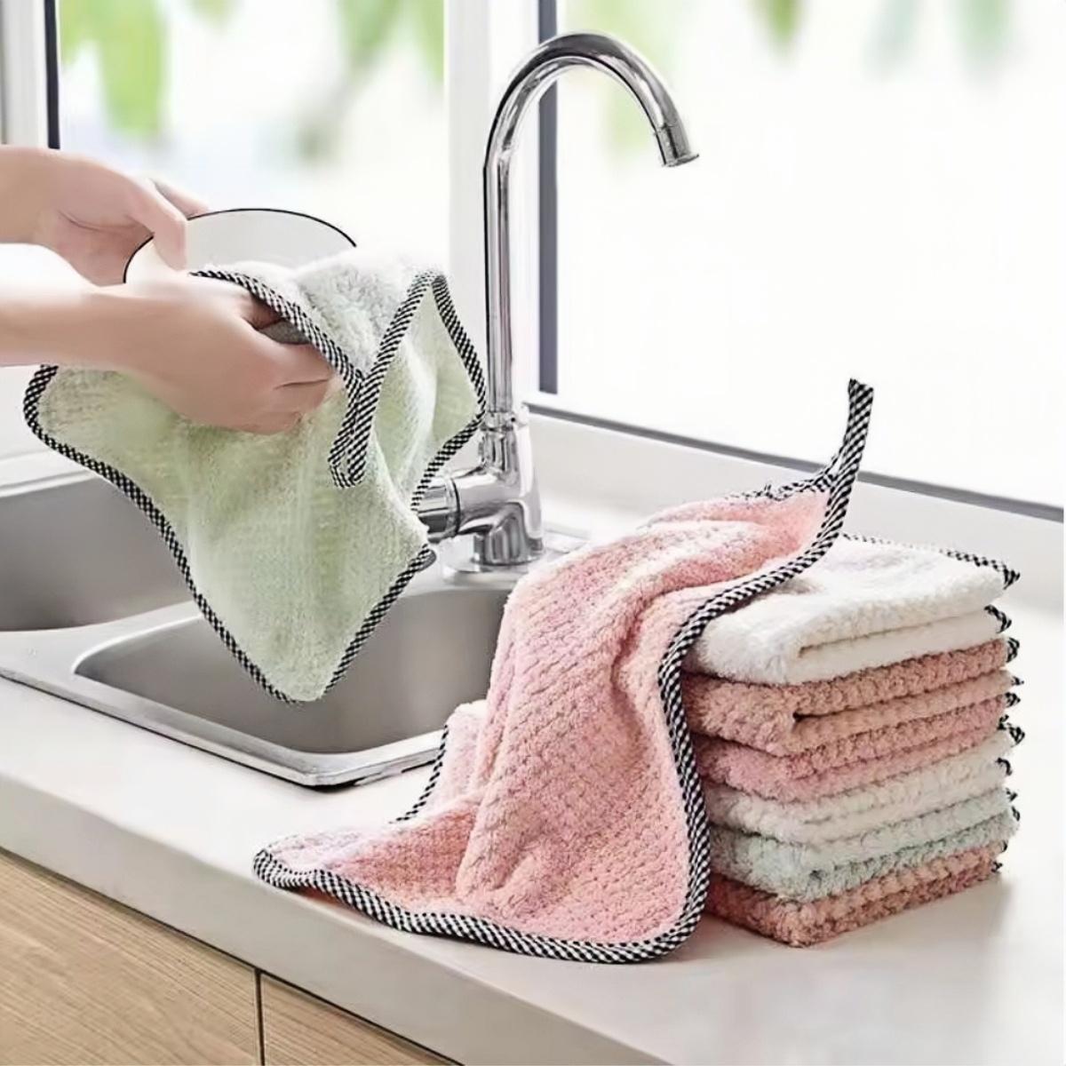 5/10/20PCS Kitchen Daily Dish Towel, Kitchen Rag, Non-Stick Oil, Thickened Table Cleaning Cloth, Absorbent Scouring Pad 5PCS
5/10/20PCS Kitchen Daily Dish Towel, Kitchen Rag, Non-Stick Oil, Thickened Table Cleaning Cloth, Absorbent Scouring Pad 5PCS