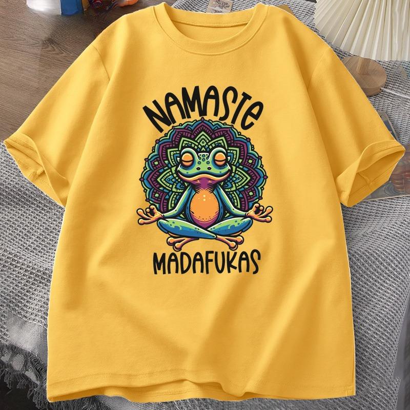 Summer Mens Fun Yoga Frog Printed Round Neck Tshirt Cotton Neutral Street Outdoor Soft Breathable Large Short Sleeve 4XL
Summer Mens Fun Yoga Frog Printed Round Neck Tshirt Cotton Neutral Street Outdoor Soft Breathable Large Short Sleeve 4XL