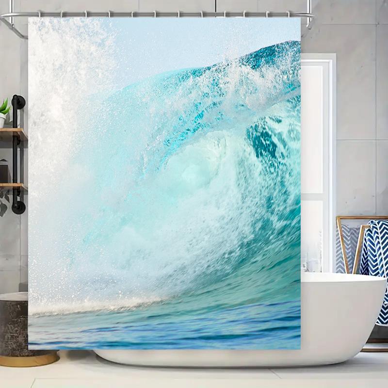 Large Turquoise Waterfall Shower Curtain Waterproof Decorative Printing Bathroom Hanging Cloth Size Customizable B174620398 W60H190(CM)-1 Pcs
Large Turquoise Waterfall Shower Curtain Waterproof Decorative Printing Bathroom Hanging Cloth Size Customizable B174620398 W60H190(CM)-1 Pcs