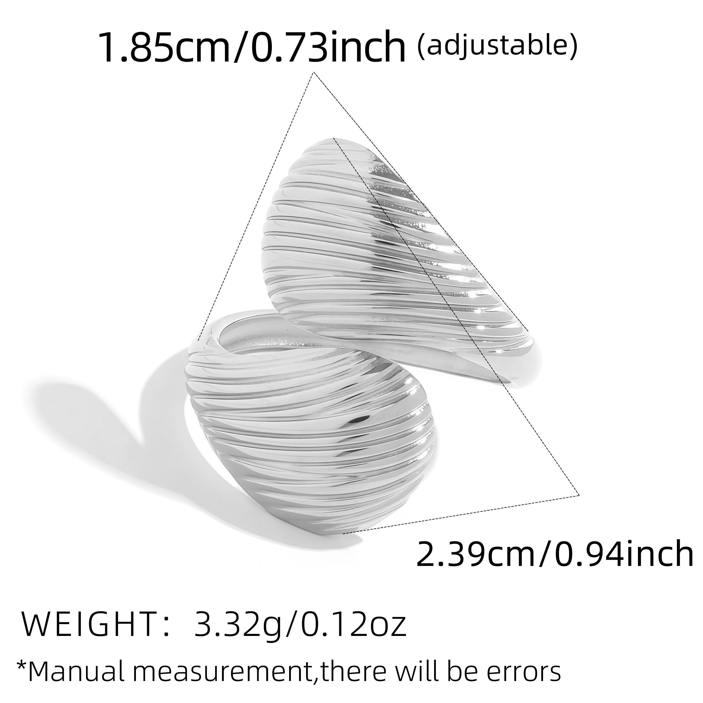 High Quality Stainless Steel Metal Shell Stripe Geometric Open Adjustable Rings Texture Fashion Summer Holiday Zircon For Her resizable
High Quality Stainless Steel Metal Shell Stripe Geometric Open Adjustable Rings Texture Fashion Summer Holiday Zircon For Her resizable