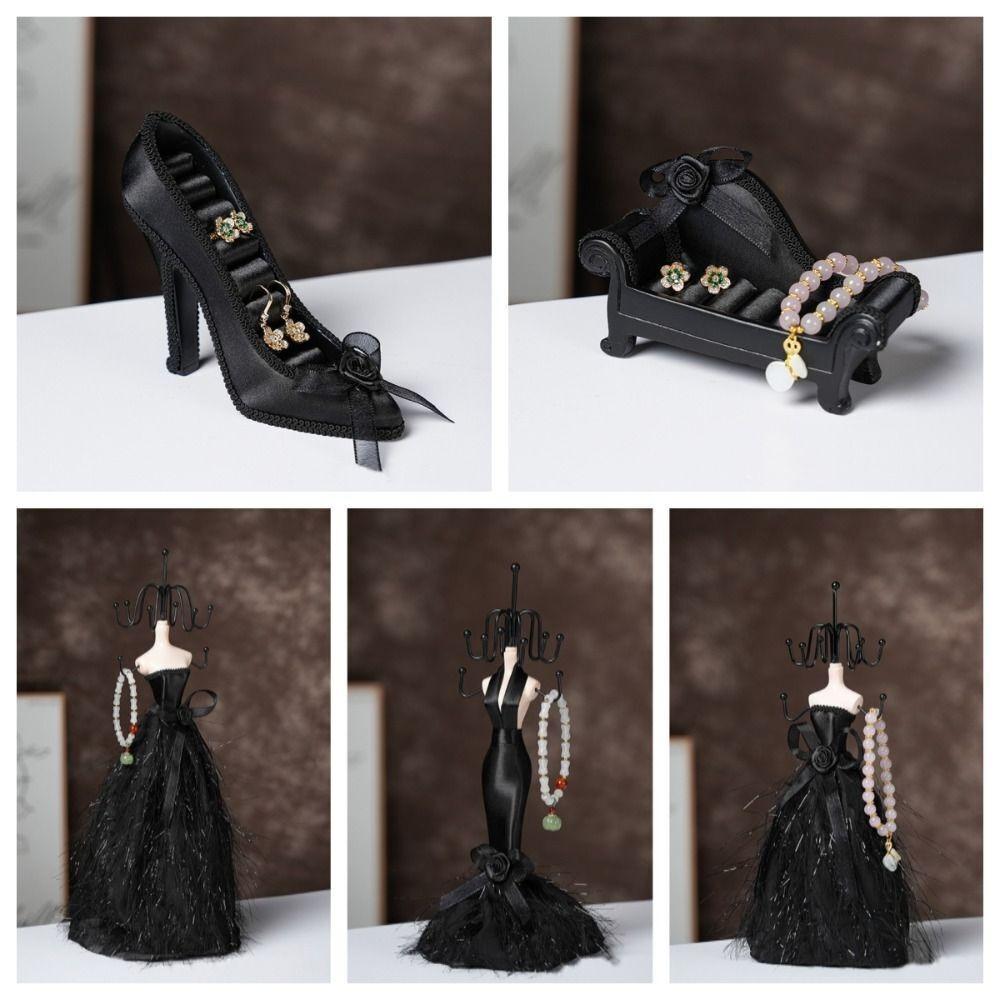 High Heeled Shoe Design Jewelry Display Rack Black Window Decorations New Jewelry Storage Rack Sofa
High Heeled Shoe Design Jewelry Display Rack Black Window Decorations New Jewelry Storage Rack Sofa