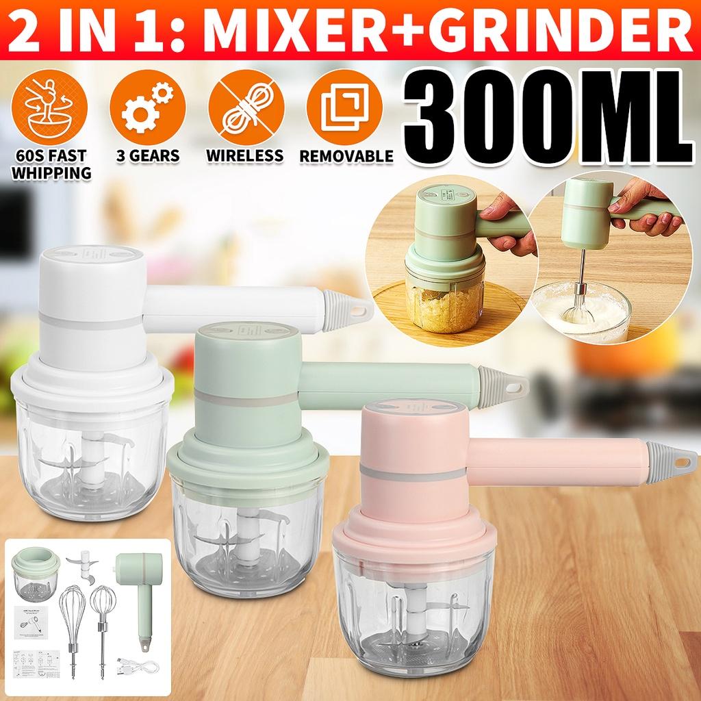 Hand Mixer Blender Garlic Chopper Whisk Stand Cake Electric Wireless Egg Beater Handheld Baking Mixer 2 in 1 20W розовый
Hand Mixer Blender Garlic Chopper Whisk Stand Cake Electric Wireless Egg Beater Handheld Baking Mixer 2 in 1 20W розовый