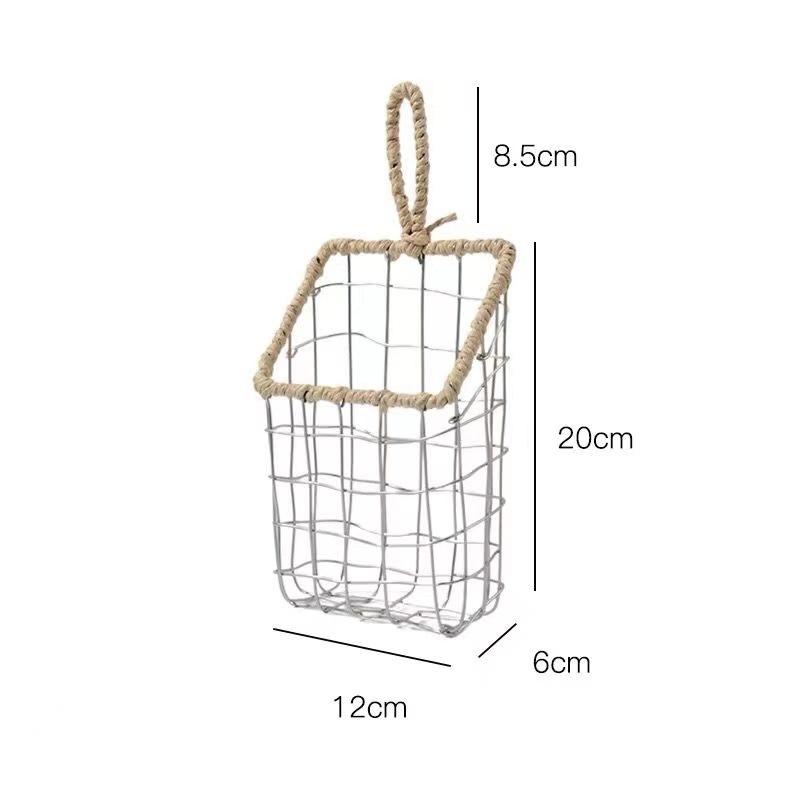 Wrought iron wall hanging hanging wall bookshelf storage rack wall magazine rack simple living room small hanging basket
Wrought iron wall hanging hanging wall bookshelf storage rack wall magazine rack simple living room small hanging basket