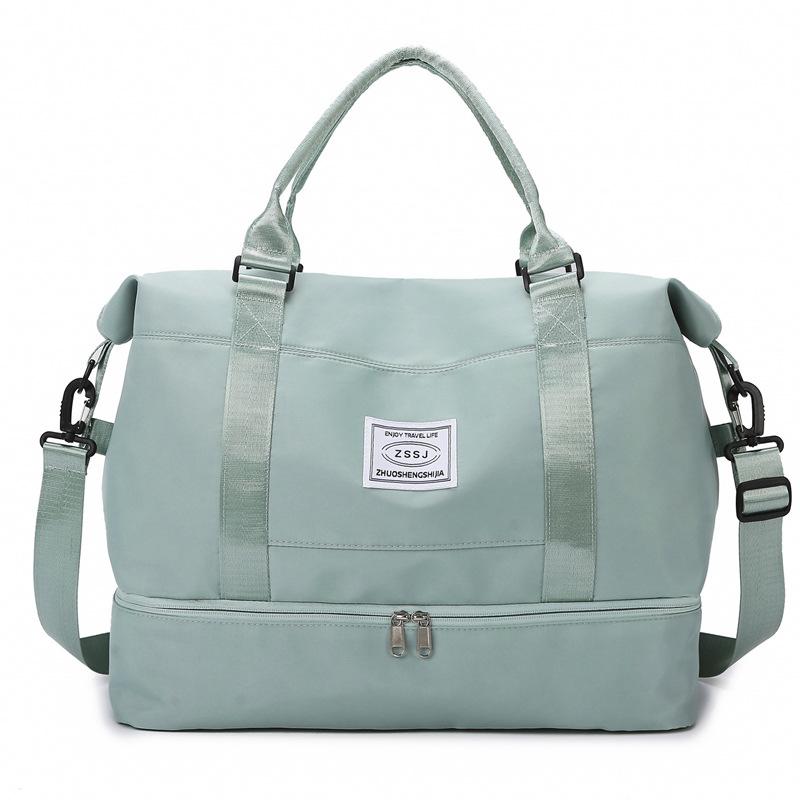 Travel tote bag dry and wet separation Oxford cloth sports yoga fitness bag can cover tie rod fashion luggage storage bag зелений
Travel tote bag dry and wet separation Oxford cloth sports yoga fitness bag can cover tie rod fashion luggage storage bag зелений