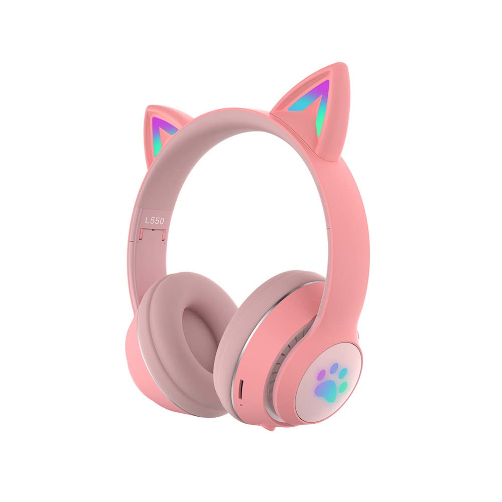 Latest Bluetooth Earphones with Illuminated Cat Cute Wireless Sports Stereo Headset for Cat Ear Intelligent Noise Adjustable Suitable for Kids and
Latest Bluetooth Earphones with Illuminated Cat Cute Wireless Sports Stereo Headset for Cat Ear Intelligent Noise Adjustable Suitable for Kids and