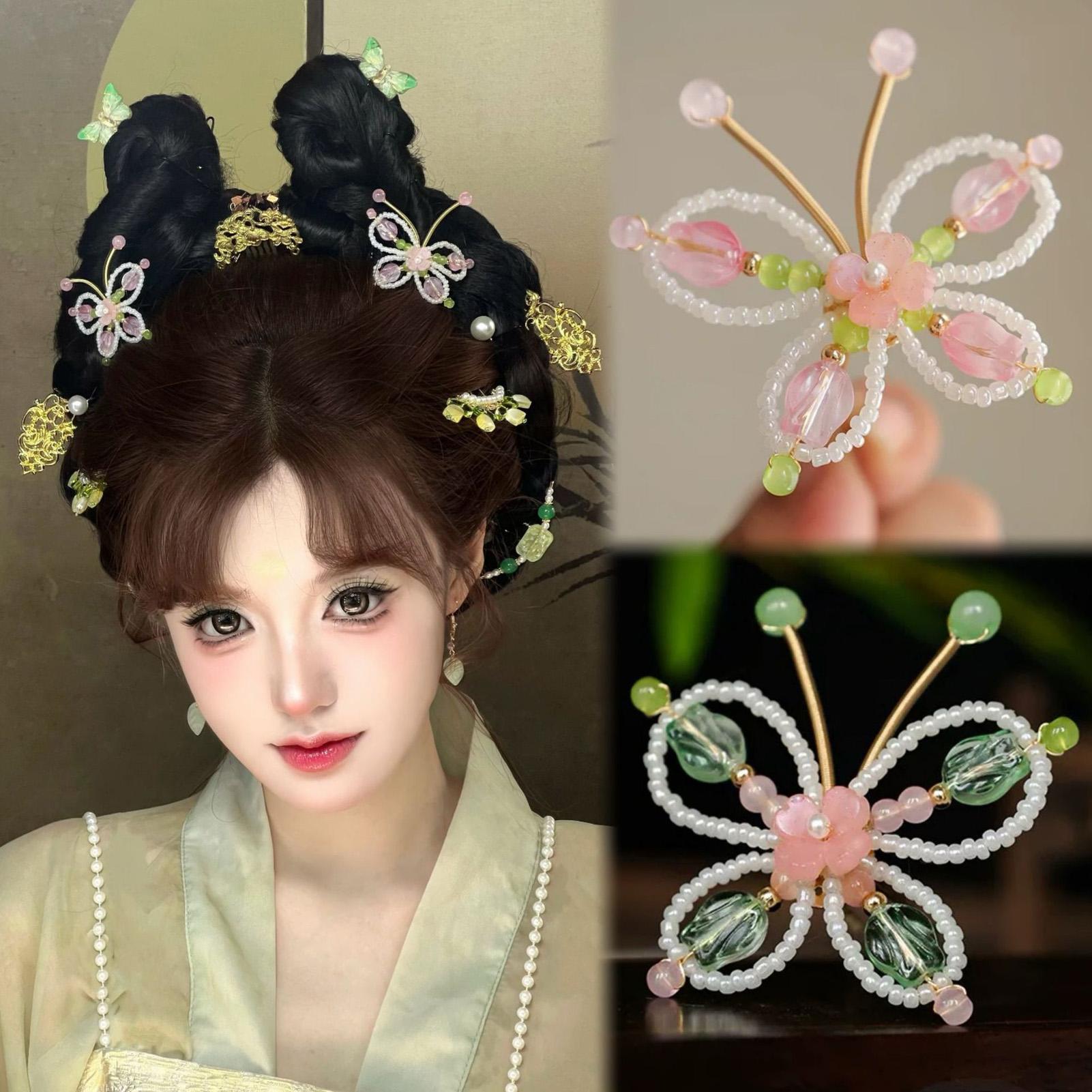 U Shape Flower Hairpin For Women Tulip Butterfly Floral Hair Stick Elegant Handmade Jewelry Hair Pin Sweety Hair Accessories 1pc
U Shape Flower Hairpin For Women Tulip Butterfly Floral Hair Stick Elegant Handmade Jewelry Hair Pin Sweety Hair Accessories 1pc