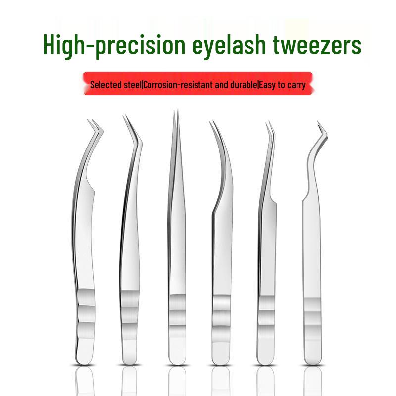 Stainless Steel Precision Ukrainian Eyelash Tweezers - Curved Beauty Tool for Lash Artists
Stainless Steel Precision Ukrainian Eyelash Tweezers - Curved Beauty Tool for Lash Artists