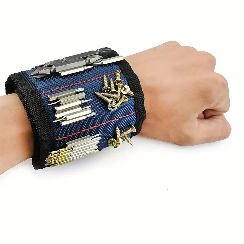 Tool Wristband - Heavy-Duty Workshop Organizer for Screws, Nails & Drill Bits,Hands-Free Support &Construction/tool storage синій
Tool Wristband - Heavy-Duty Workshop Organizer for Screws, Nails & Drill Bits,Hands-Free Support &Construction/tool storage синій