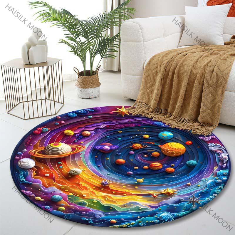 Multiple sizes Colorful space planets art Print Round Carpet Living Room Bedroom Table Chair Sofa Decorative Carpet Luxury gifts Diameter -60cm
Multiple sizes Colorful space planets art Print Round Carpet Living Room Bedroom Table Chair Sofa Decorative Carpet Luxury gifts Diameter -60cm