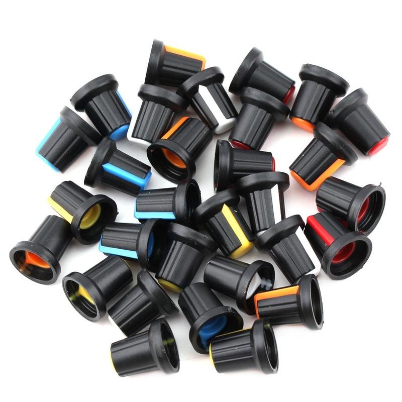 30PCS/lot WH148 Potentiometer Knob Cap(copper core) 15X17mm 6mm Shaft Hole AG2 Power Adapter switch Caps 5value*6PCS=30PCS
30PCS/lot WH148 Potentiometer Knob Cap(copper core) 15X17mm 6mm Shaft Hole AG2 Power Adapter switch Caps 5value*6PCS=30PCS